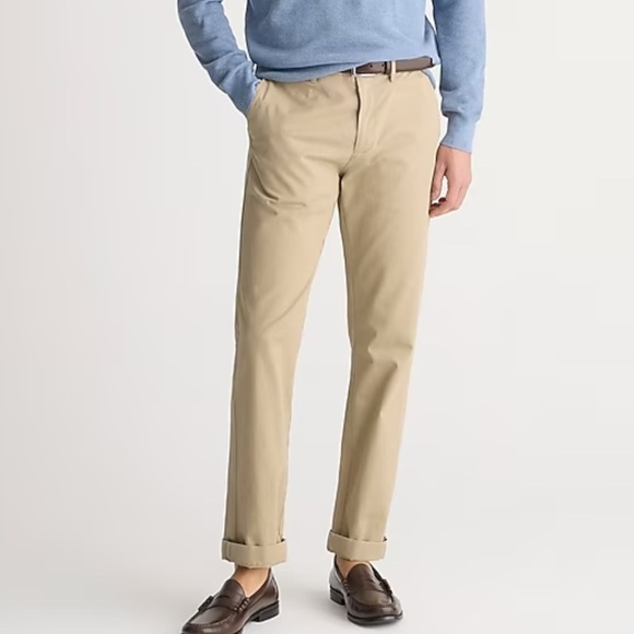 j crew 770™ Straight-fit stretch chino pant khaki - Picture 1 of 6
